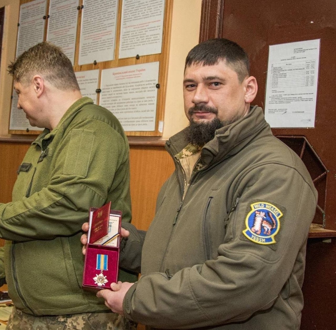 Денис Кирилюк з орденом За мужність (Фото: Валентин Панчук)