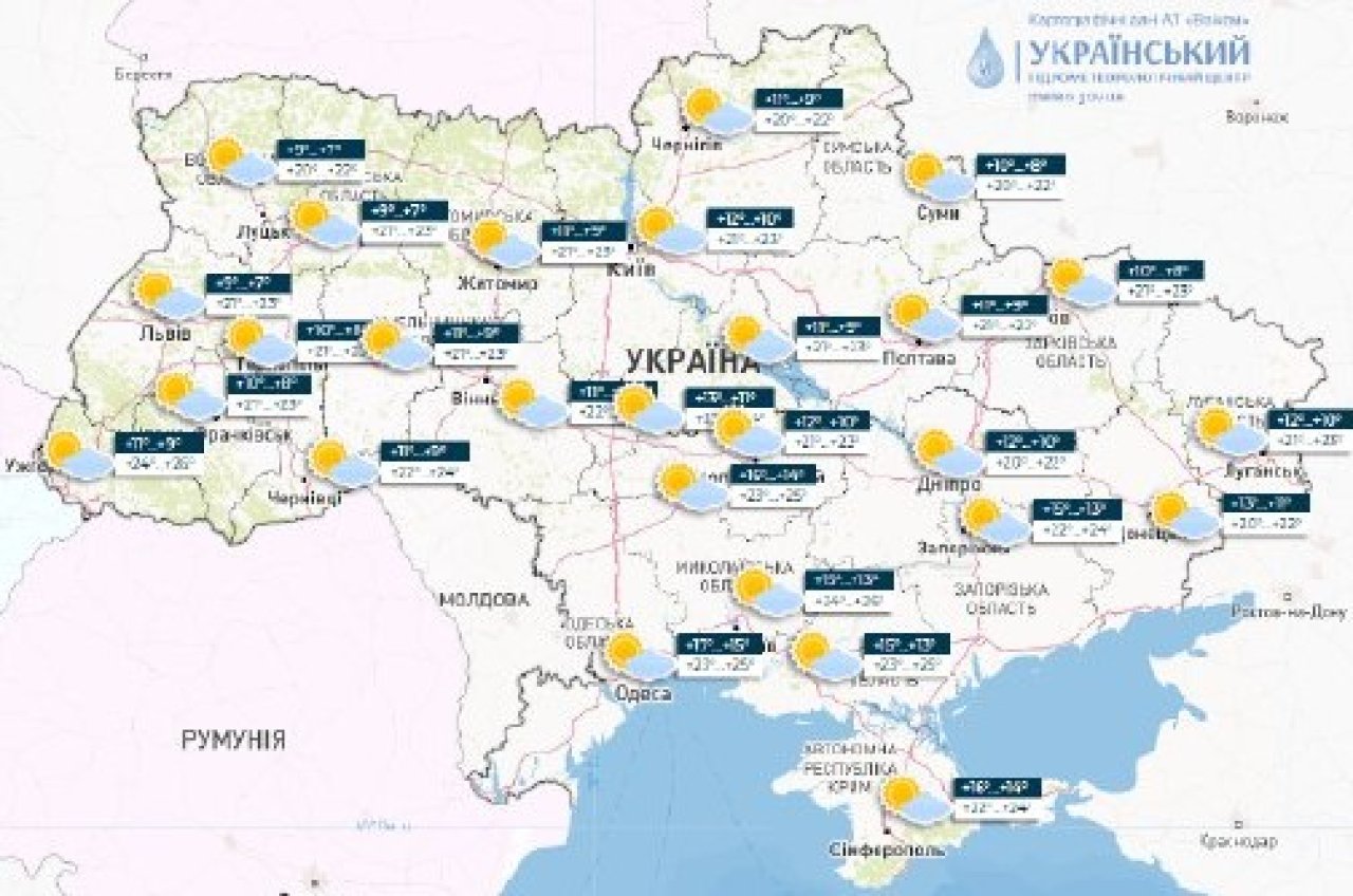 Погода 16 вересня / meteo