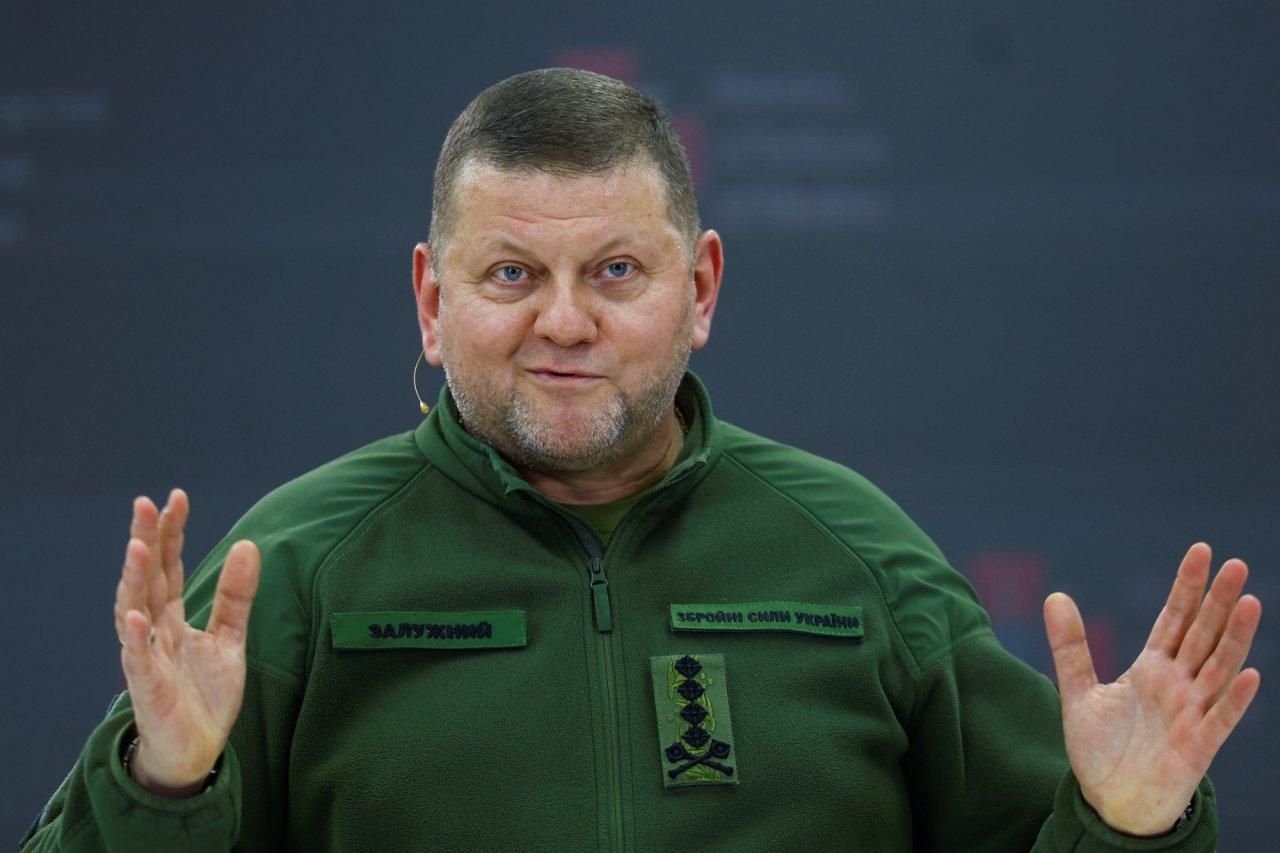 Пресконференція головнокомандувача ЗСУ Валерія Залужного (Фото: REUTERS/Valentyn Ogirenko)