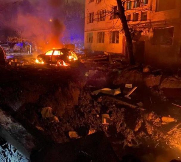 Ворожа атака на Київ. ФОТО: МВС / © 