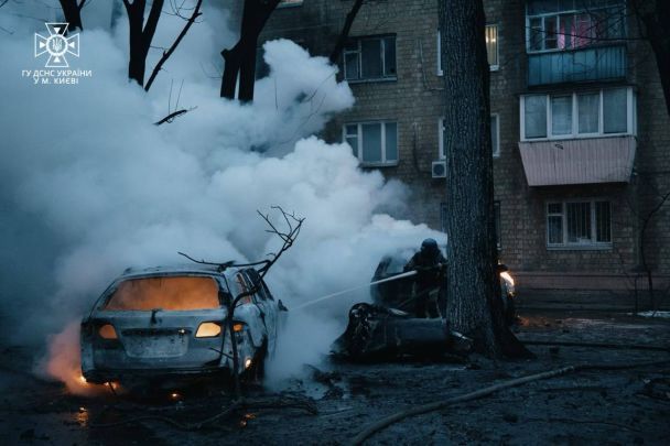 Наслідки удару по Києву 23 січня / © 