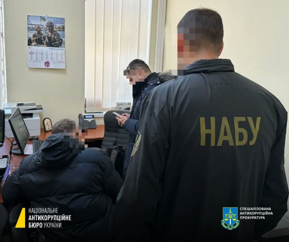 Обшуки у Білгород-Дністровському суді, 9 січня 2024 року (Фото: НАБУ)