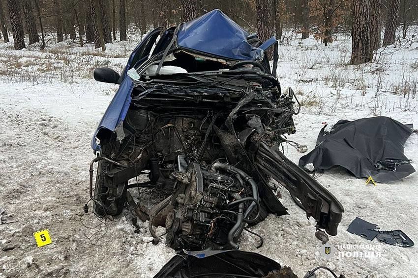 ДТП на Гостомельському шосе. / © Відділ комунікації поліції Києва
